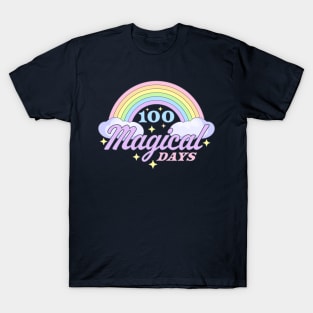 100 magical days of school Rainbow - 100 Days of School T-Shirt